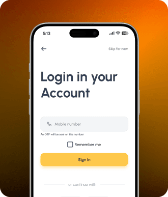 CineTrade — login screen