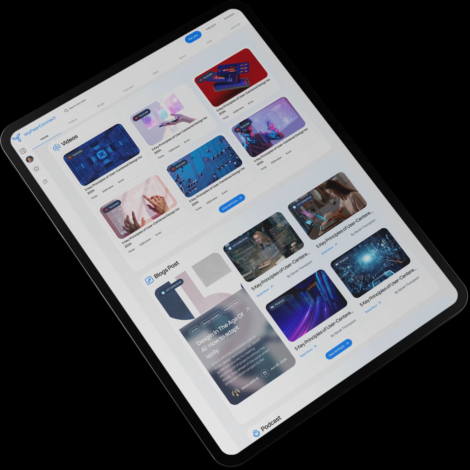 PeerConnect — professional networking platform